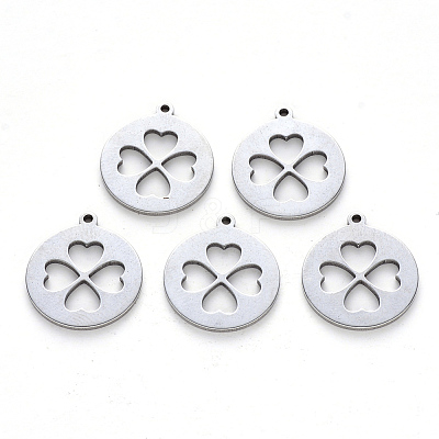 Non-Tarnish 201 Stainless Steel Pendants STAS-N092-12-1