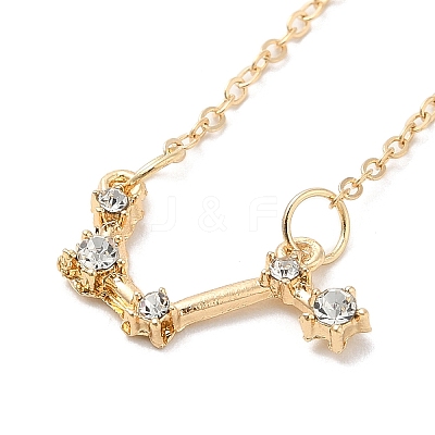 3Pcs Alloy Rhinestones Anklets AJEW-S083-01G-10-1