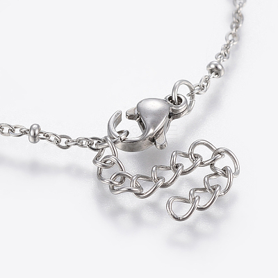 304 Stainless Steel Anklets AJEW-H013-05-1