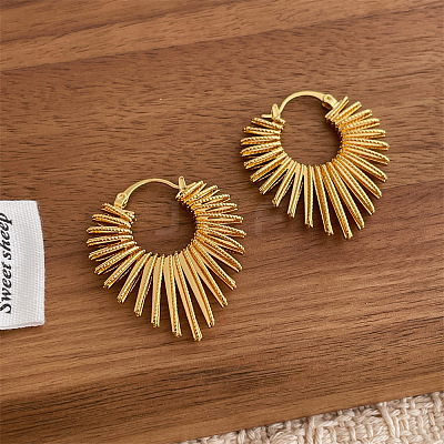 Heart Alloy Hoop Earrings FS-WGE9DDC-01-1