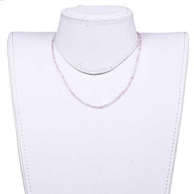Natural Strawberry Quartz Beaded Necklaces NJEW-JN02492-06-1