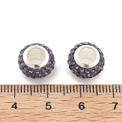 Rondelle Polymer Clay European Beads FIND-U001-01P-1