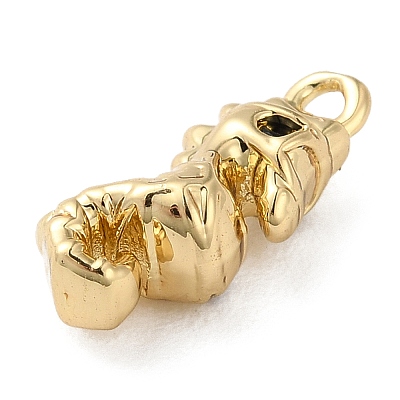 Brass Rhinestone Pendant LS-KK-H450-01K-G-1