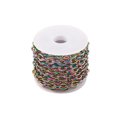 2m PVD Vacuum Plating 304 Stainless Steel Cable Chains STAS-YS0001-16-1