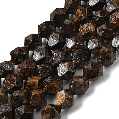 Natural Bronzite Beads Strands G-Z119-A30-03-1