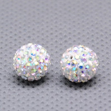 Czech Glass Rhinestones Beads LS-RB-E482-8mm-101-1