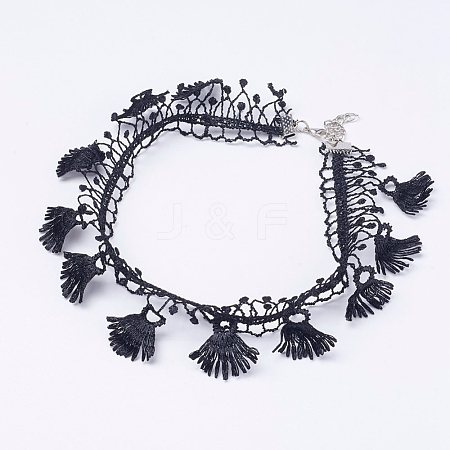 Gothic Choker Necklaces X-NJEW-G288-53A-1