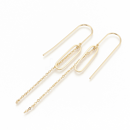 Brass Stud Earring Findings X-KK-S345-072-1