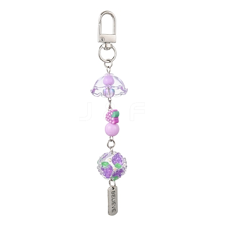 Handmade Polymer Clay & Acrylic & Resin & Glass Pendant Decorations KEYC-FS00037-04-1