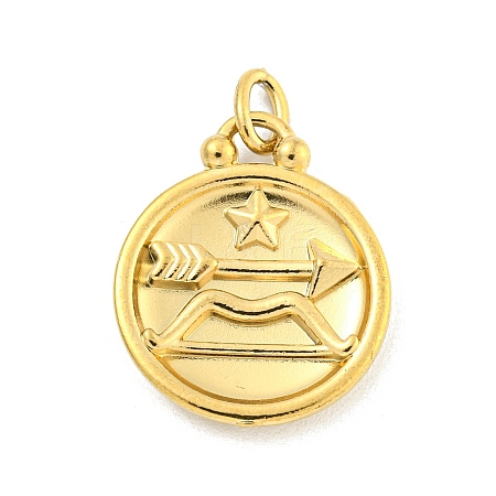 304 Stainless Steel Pendants Rhinestone Settings LS-STAS-O009-01I-G-1