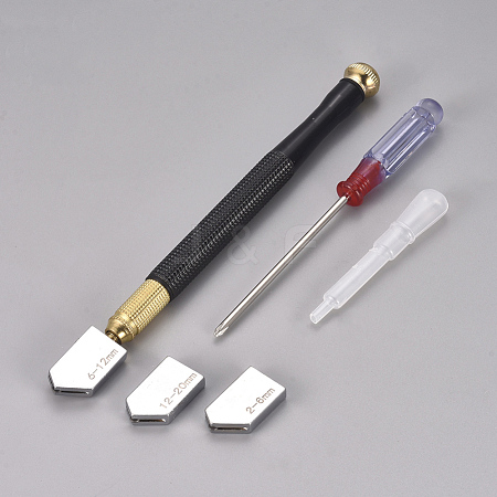 Glass Cutter Tool Set TOOL-WH0119-27-1