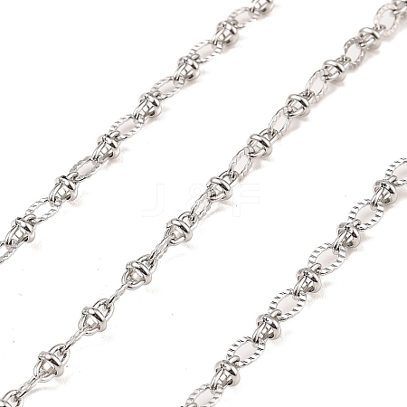 Non-Tarnish 304 Stainless Steel Oval Link Chains CHS-P018-23P-1