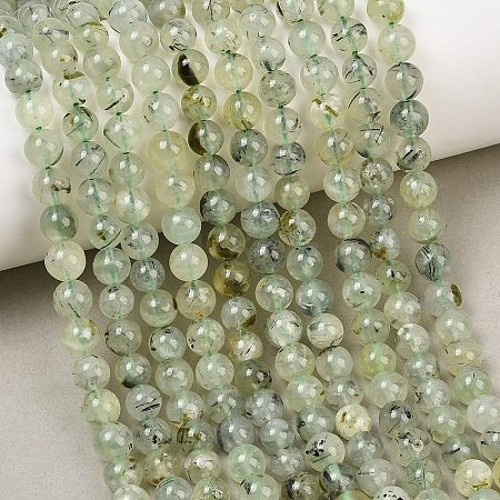 Natural Prehnite Beads Strands GG-CBA7D2C-A01-6mm-1