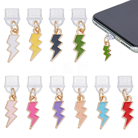 10Pcs Plastic Mobile Dustproof Plugs HJEW-OC00158-1