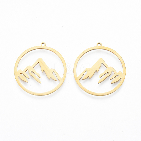 Ion Plating(IP) 304 Stainless Steel Pendants A-STAS-N090-LA911-2-1