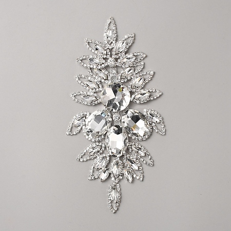 Brass Rhinestone Appliques DIY-WH0308-541B-1