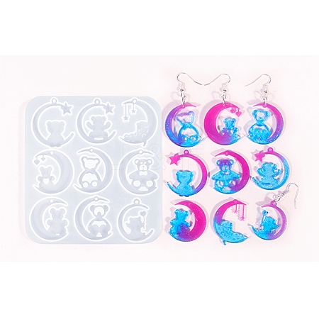 DIY Pendant Molds LS-AJEW-U023-04B-1