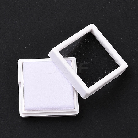 Square Plastic Diamond Presentation Boxes LS-OBOX-G017-01B-1