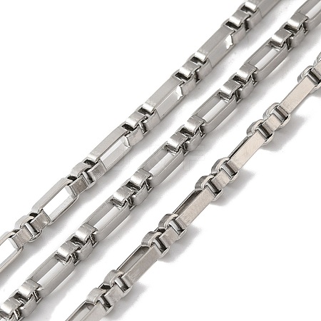 Tarnish Resistant 304 Stainless Steel Link Chains X-CHS-A012-04B-P-1