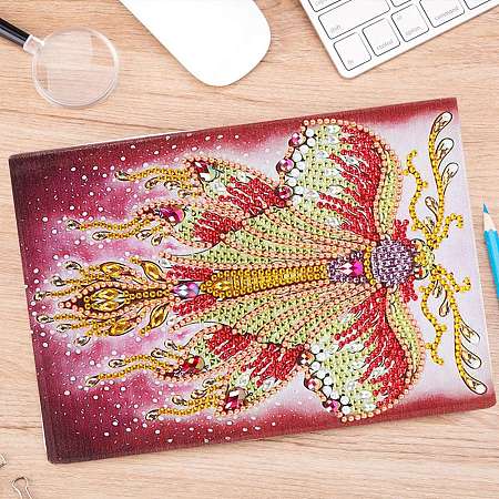 DIY Animal Theme Notebook Diamond Painting Kits DIAM-PW0004-111K-1