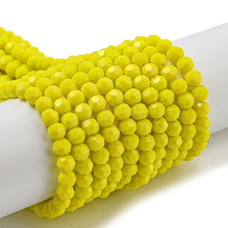 Opaque Glass Beads Stands EGLA-A035-P4mm-D04-1