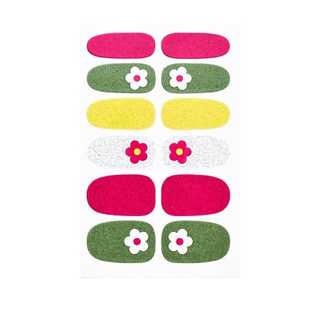 Flower Series Full Cover Nail Decal Stickers MRMJ-T109-WSZ491-1