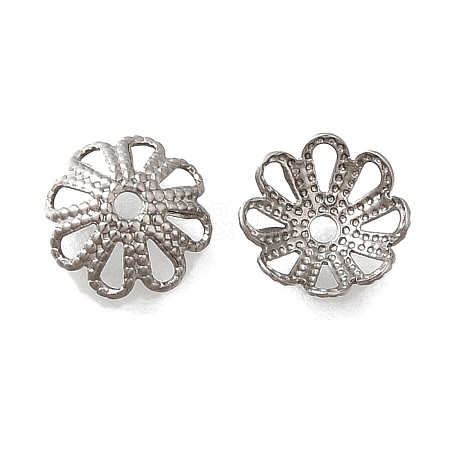 304 Stainless Steel Bead Caps STAS-B087-10A-P-1