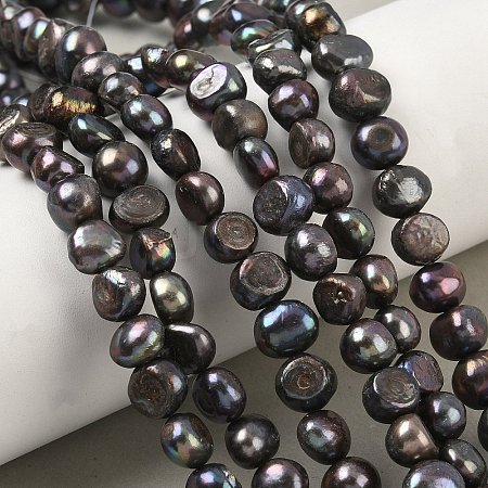 Natural Cultured Freshwater Pearl Beads Strands LS-PEAR-P250214-S-1