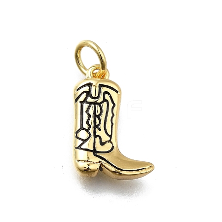 Brass Enamel Pendants X-KK-K400-50G-01A-1