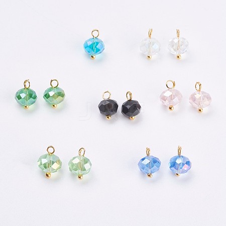 Glass Charms GLAA-P038-02G-1