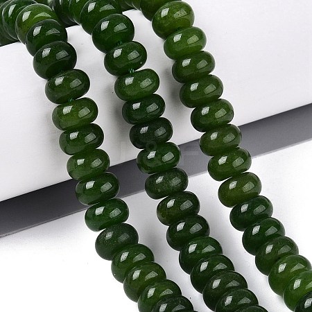 Natural White Jade Beads Strands G-Q613-01F-07-1
