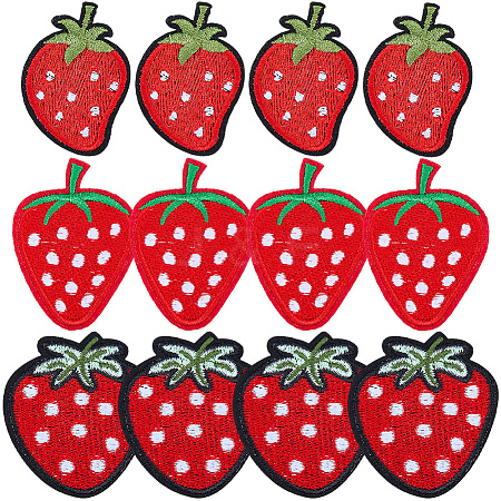 18Pcs 3 Styles Cloth Embroidery Cloth Iron on/Sew on Patches PATC-CP0001-09A-1