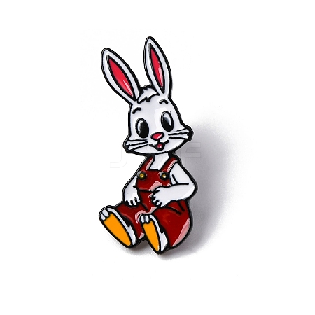 Rabbit Enamel Pins JEWB-D300-02EB-02-1