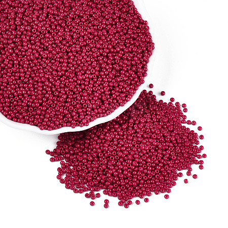 12/0 Grade A Baking Paint Glass Seed Spacer Beads X-SEED-Q009-FJX32-1