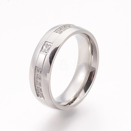 304 Stainless Steel Finger Rings RJEW-A032-02P-1