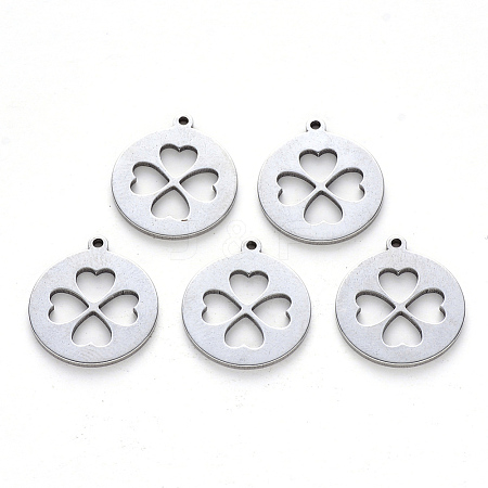 Non-Tarnish 201 Stainless Steel Pendants STAS-N092-12-1