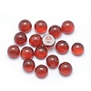 Natural Carnelian Cabochons G-P393-R03-12MM-1