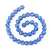 1 Strand Handmade Glod Sand Lampwork Beads Strands LAMP-TA0002-09H-2