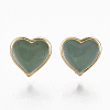 Alloy Enamel Stud Earring Findings X-PALLOY-N154-20B-1