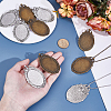 10Pcs 2 Colors Iron Ball Chain Necklaces IFIN-NB0001-67-3