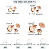 DIY Stud Earring Making Kits DIY-UN0001-46RG-2