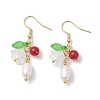 Natural Cultured Freshwater Pearl Dangle Earrings EJEW-JE05860-01-1