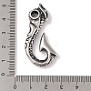 304 Stainless Steel Hook Clasps STAS-C109-08AS-3