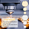 180Pcs 6 Styles 201 & 304 Stainless Steel Stamping Blank Tag Pendants STAS-DC0016-17-6
