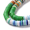 Handmade Polymer Clay Bead Strands CLAY-C003-04E-4