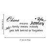 PVC Quotes Wall Sticker DIY-WH0200-008-2
