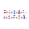 Opaque Acrylic European Large Hole Beads SACR-N020-01M-01-2
