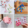 55Pcs 11 Colors Opaque Acrylic Pendants MACR-TA0002-46-9