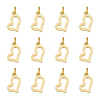 Unicraftale 12Pcs Ion Plating(IP) 304 Stainless Steel Charms STAS-UN0055-62-1