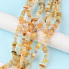 Natural Yellow Aventurine Beads Strands G-G0003-B15-2